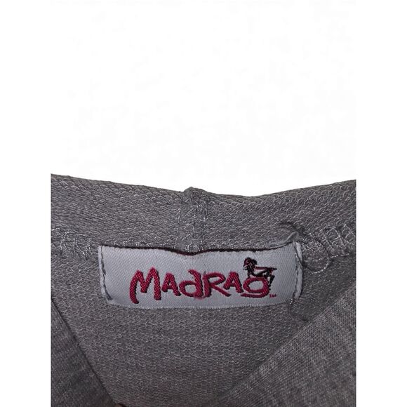 Madrag Sleeveless Graphic Hoodie Size Small Gray Pre-Owned Teen Adult - Picture 6 of 8